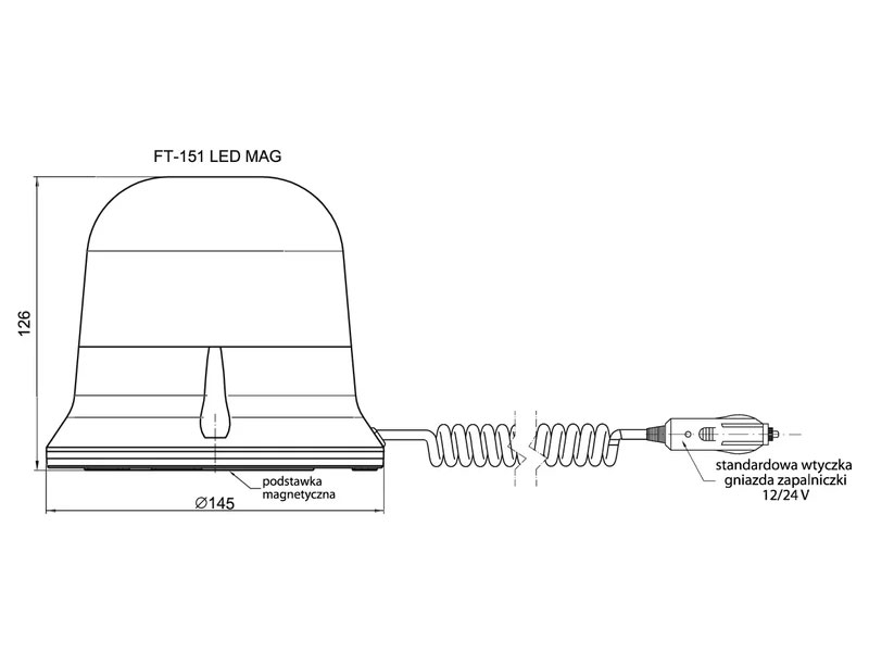 148262_LED_zwaailamp_amber_met_dubbele_flits_en_magneetmontage_p1