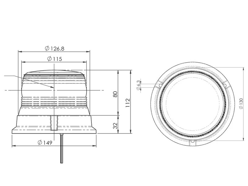 148280_LED_zwaailamp_amber_laag_met_3_puntsmontage_p1