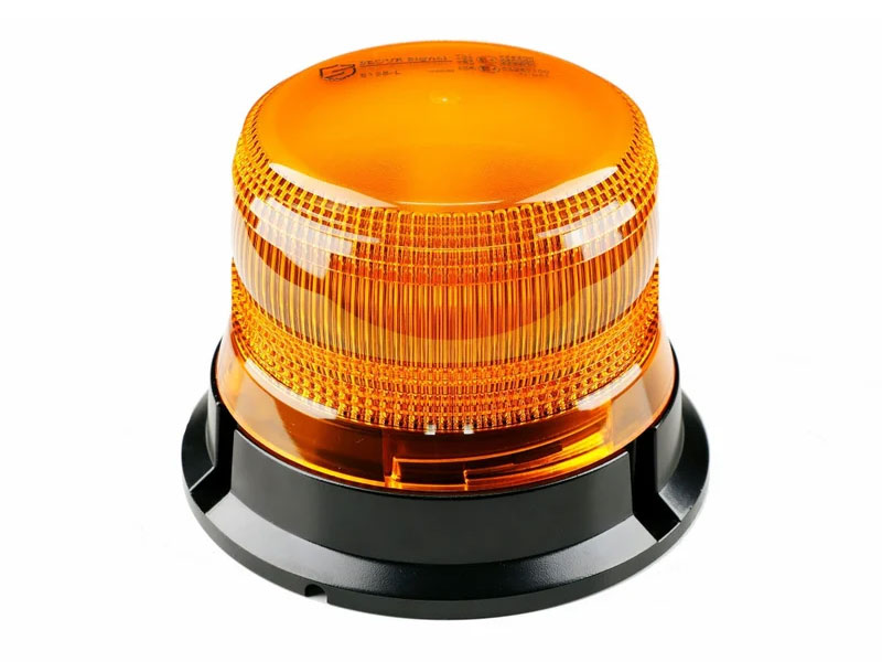 LED-zwaailamp amber/laag met 3-puntsmontage