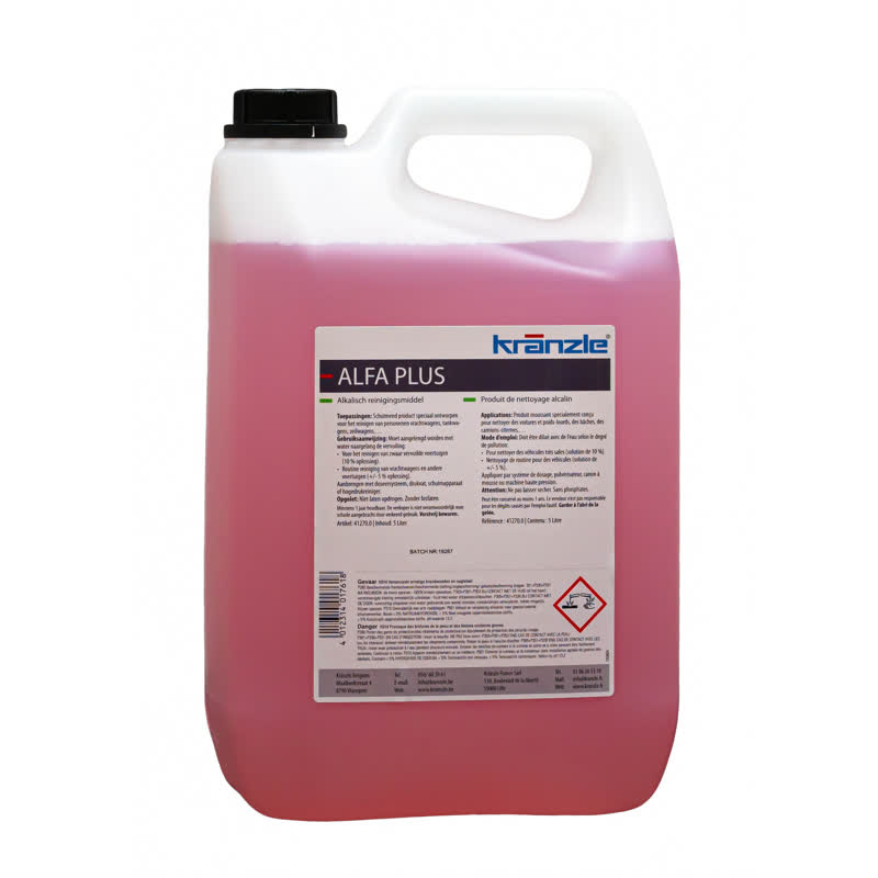 Kranzle Alfa Plus 5 Liter Alkalisch reinigingsmiddel