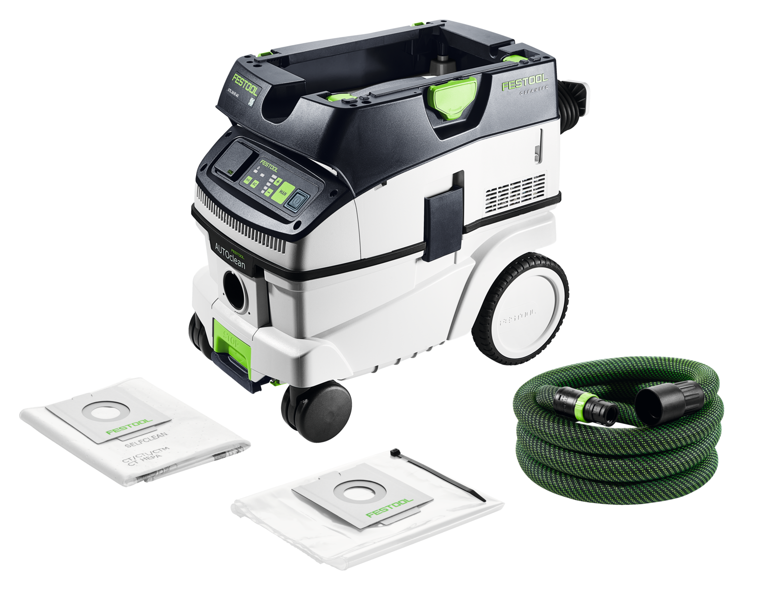 Festool stofzuiger CTL 26 EI AC 26L L-klasse 230V aansluiting Cleantec 230V 1200W