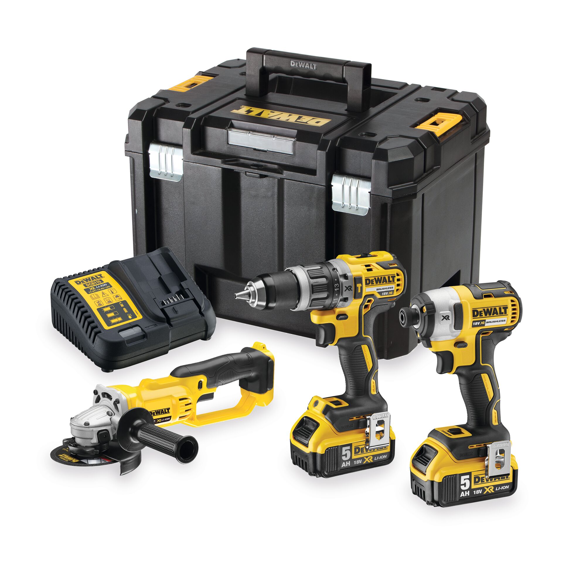 DeWalt 18V combiset 3-kit DCK383P2T-QW