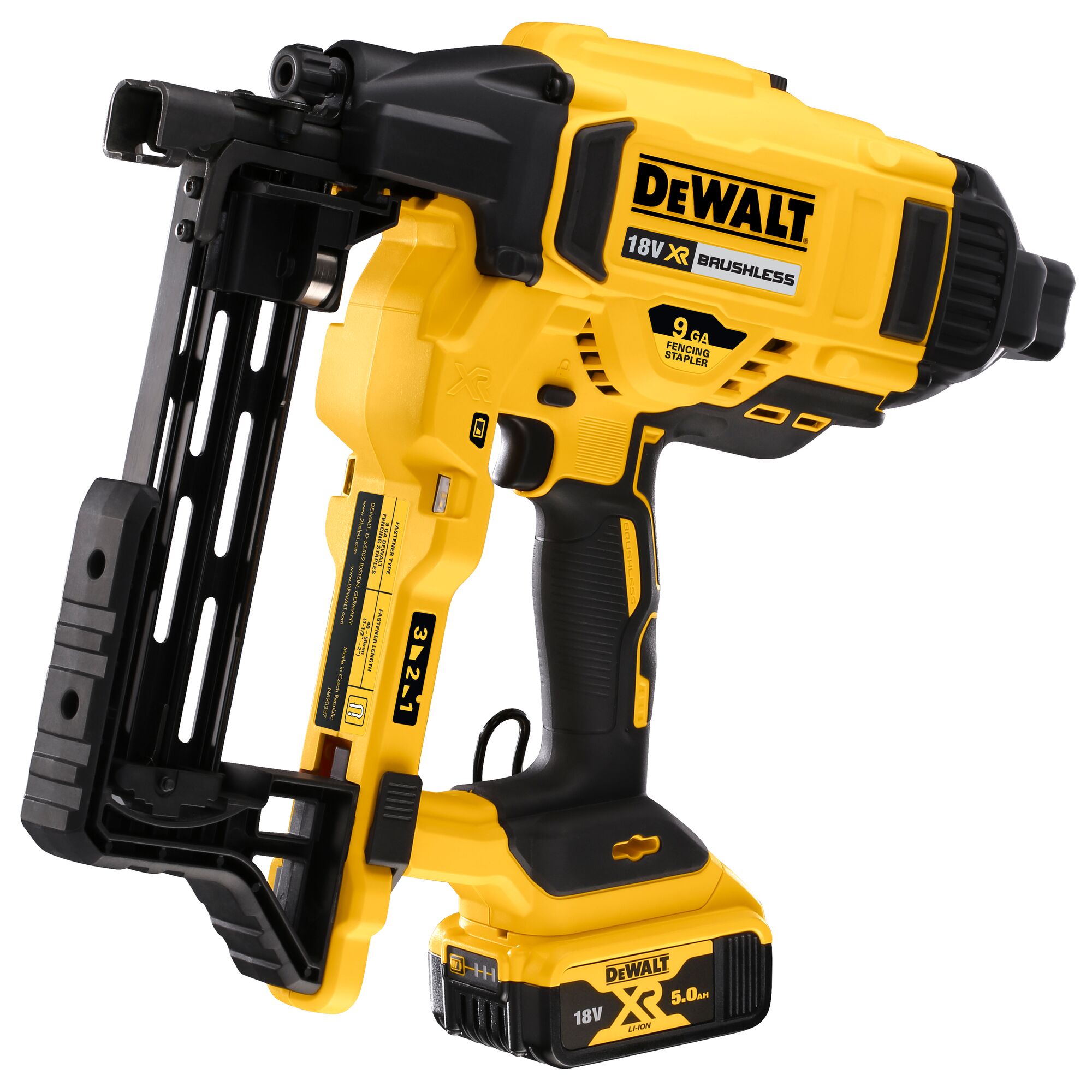DeWalt krammentacker DCFS950P2-QW 9Ga 18V 2x 5.0Ah 