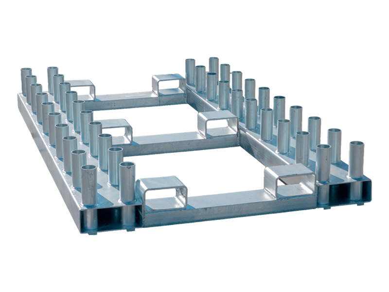 Opslagrek HD voor 40 verkeersborden op paal 
