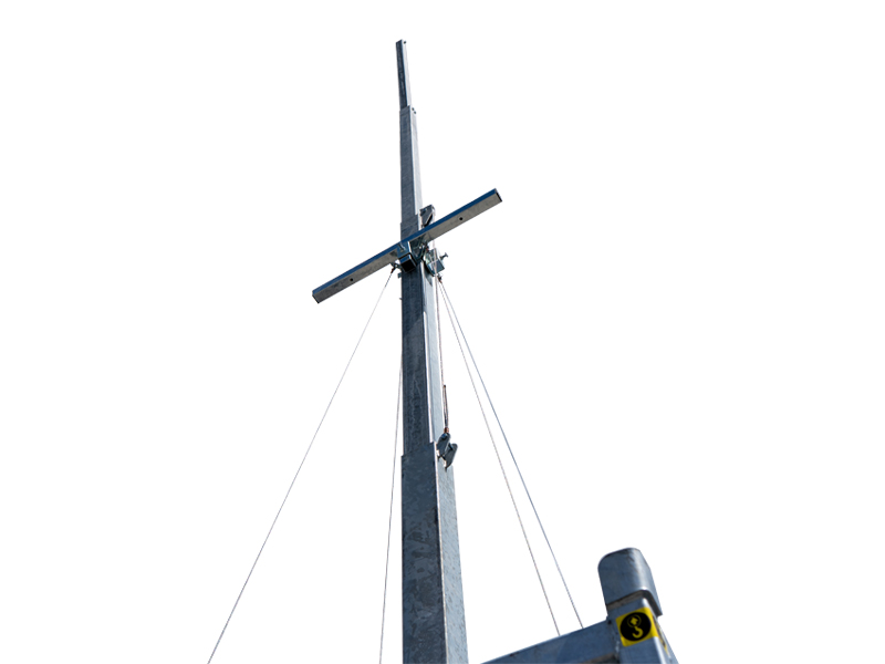 Lichtmast camera beugel (cpl.set+t-balk)