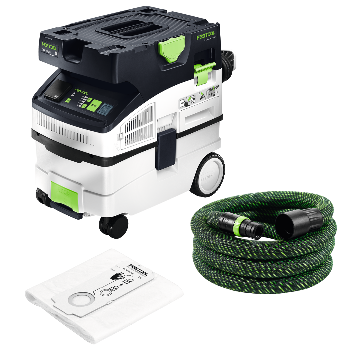 Festool stofzuiger CTM MIDI I 15L M-klasse Cleantec 230V 1200W