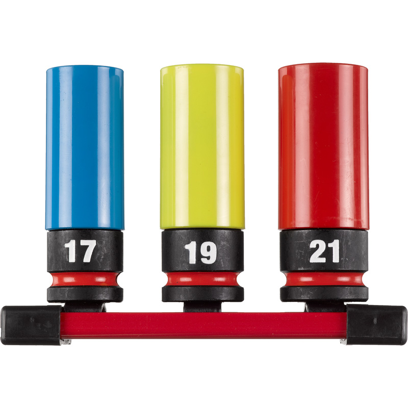 Milwaukee Doppenset SHOCKWAVE magnetisch Hex Packout ready (7/8, 8/10, 10/13mm)