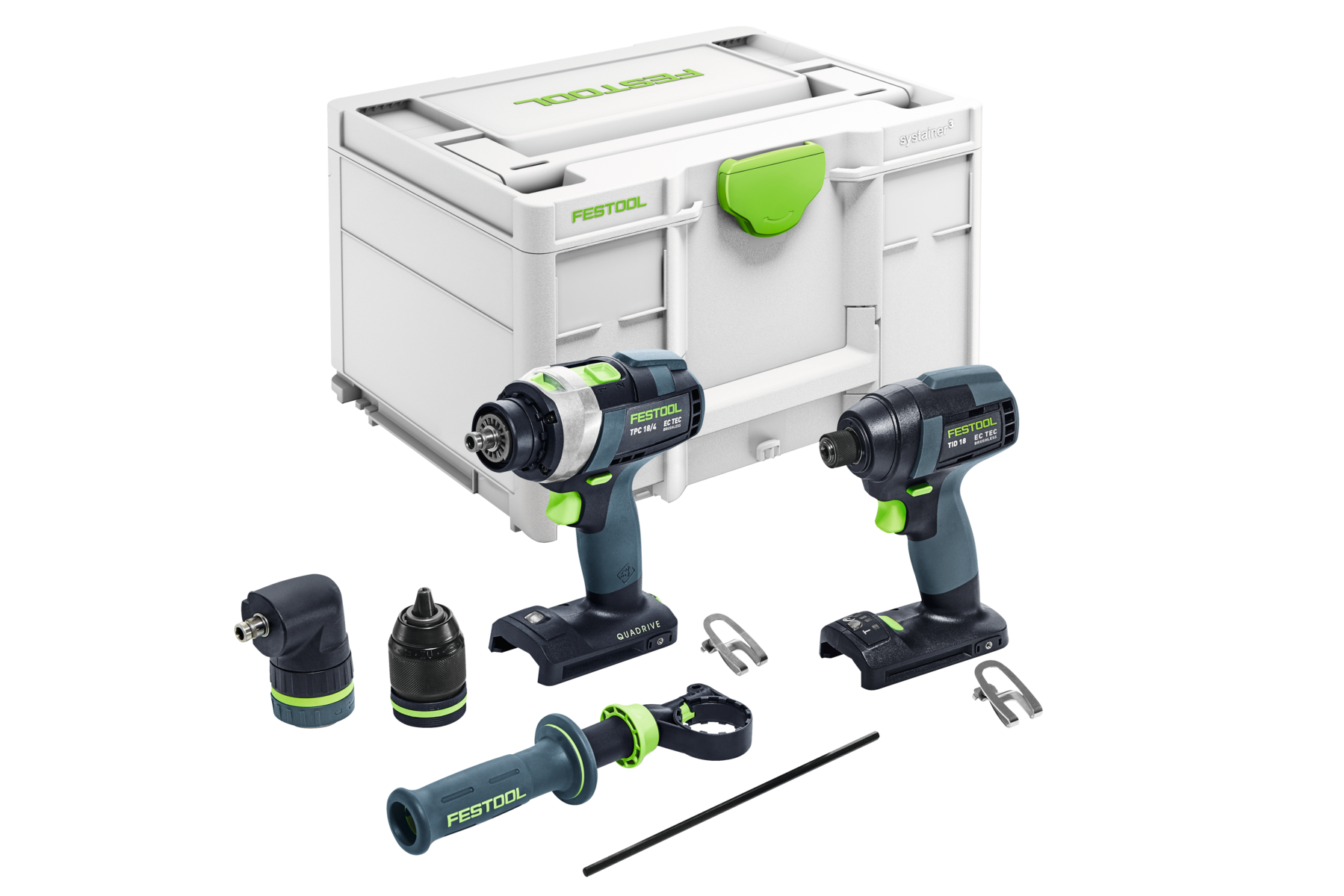 Festool combiset TID 18 Basic-Set TPC 18 2-kit 18V
