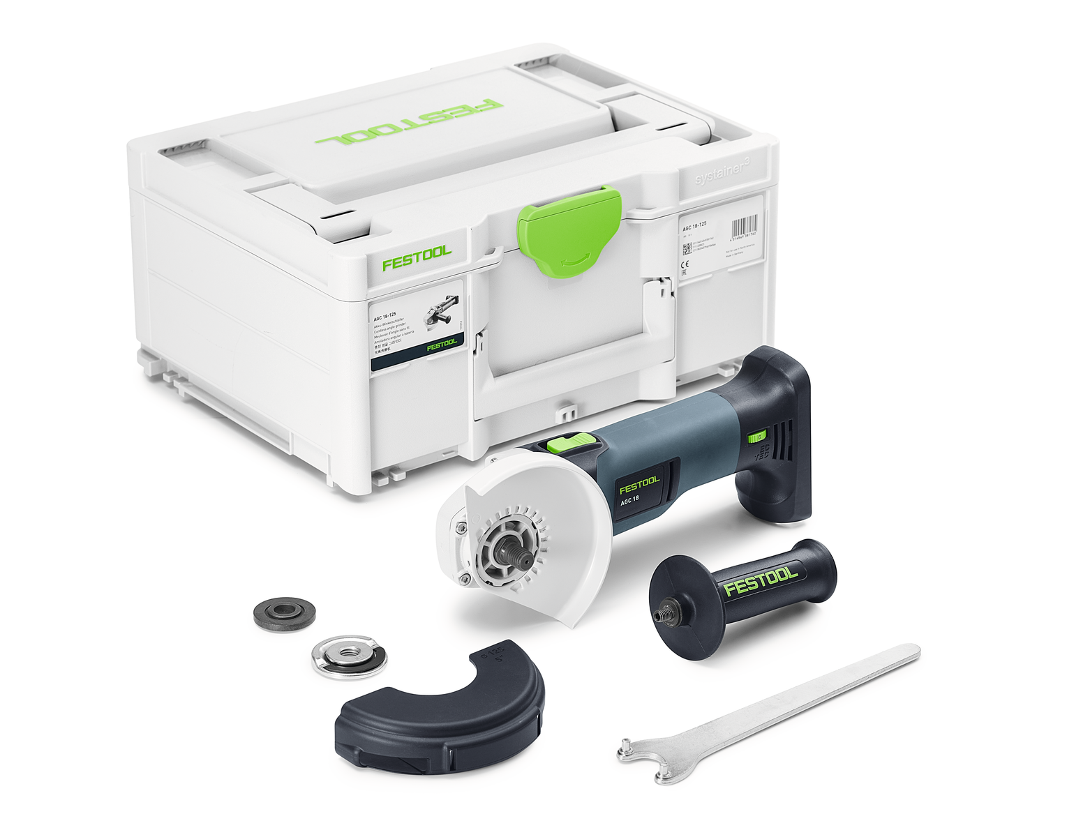 Festool haakse slijper AGC 18-125 EB-Basic 125mm 18V