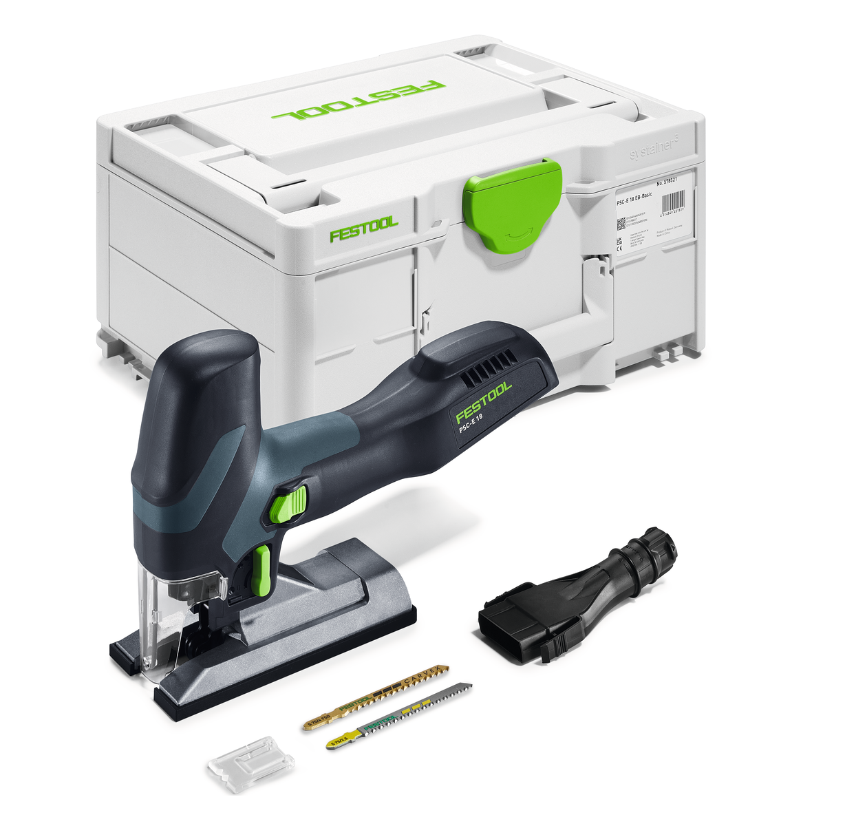 Festool decoupeerzaag PSC-E 18 EB-Basic bodygrip 18V