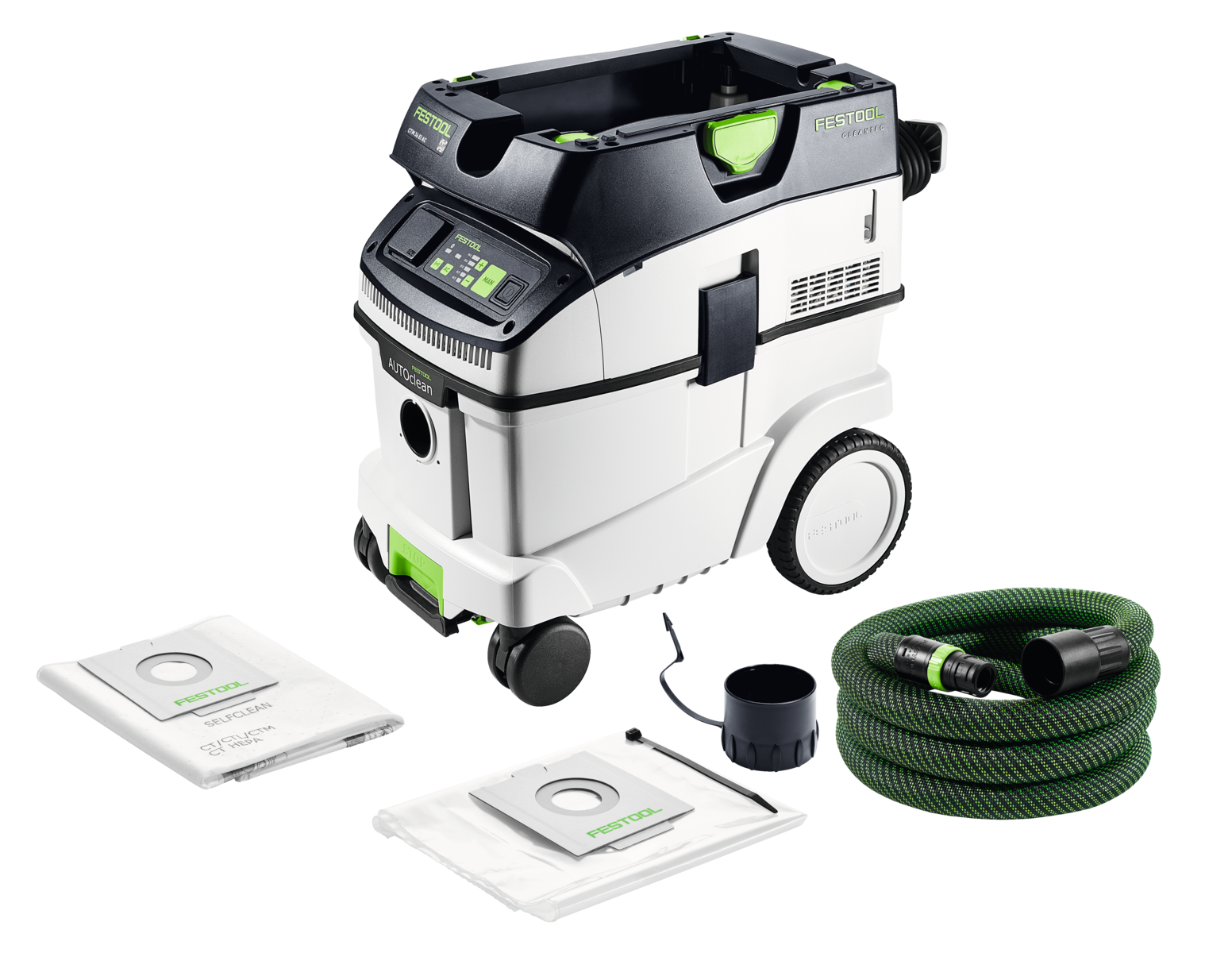 Festool stofzuiger CTM 36 EI AC 36L M-klasse 230V aansluiting Cleantec 230V 1200W