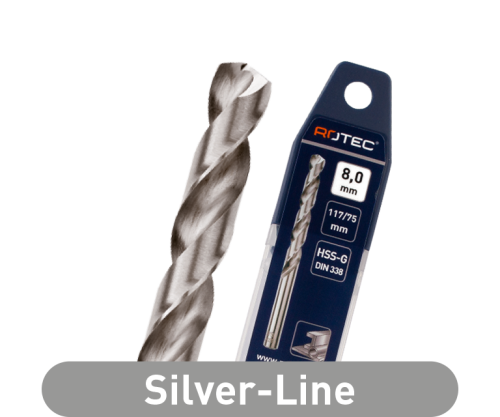 Rotec Metaalboor HSS-G Silver-line