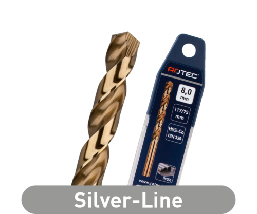 Rotec Metaalboor HSS-E Gold-line Cobalt 