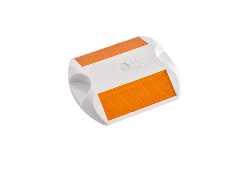 Wegdekreflector kunststof - Oranje/ Oranje