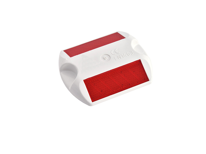 Wegdekreflector kunststof - Rood/ Rood