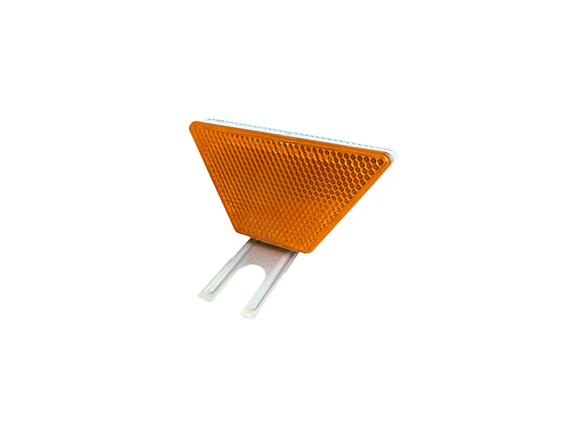 Geleiderailreflector trapezium - Geel/ Wit