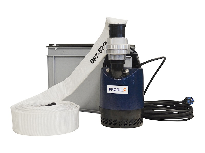 Dompelpomp Proril + slang 10m in opbergkist