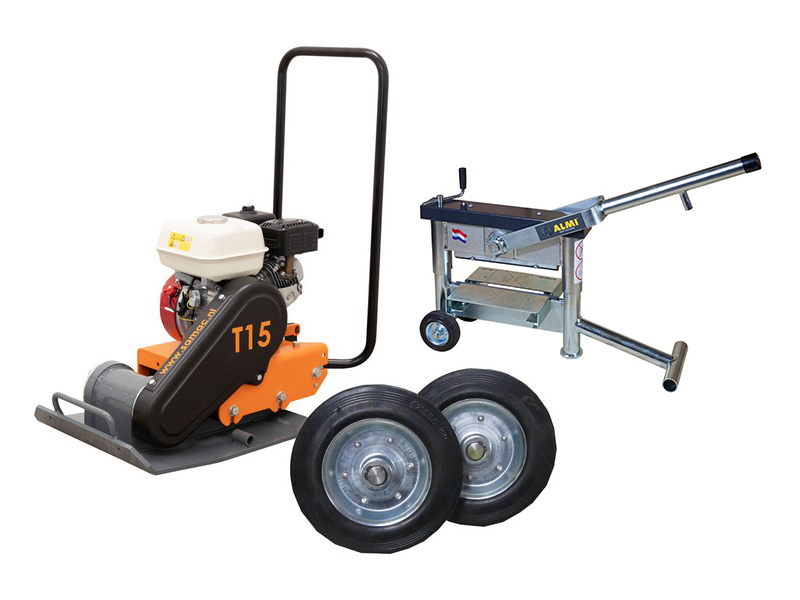 Trilplaat Samac T15 B + Steenknipper Almi AL33 Easy