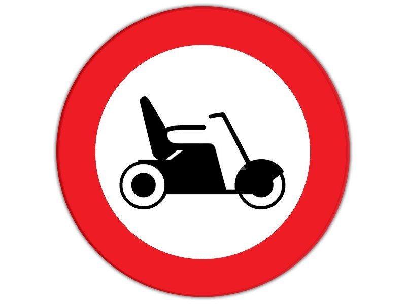 601043_Verboden_voor_scootmobielen_bord_A_30_cm_p1