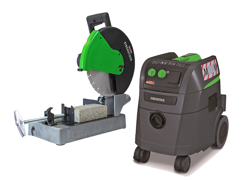 Steenzaagmachine EST 350.3 + stofzuiger DSS 35M IP | Eibenstock 