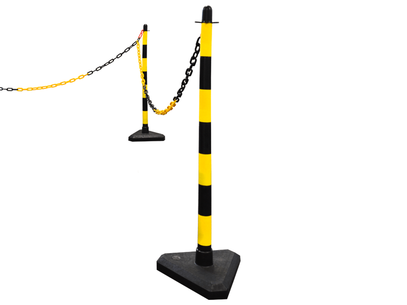 601213_Afzetpaal_16_stuks_Ketting_25m_geel_zwart_en_25_x_kettinghouder_p3