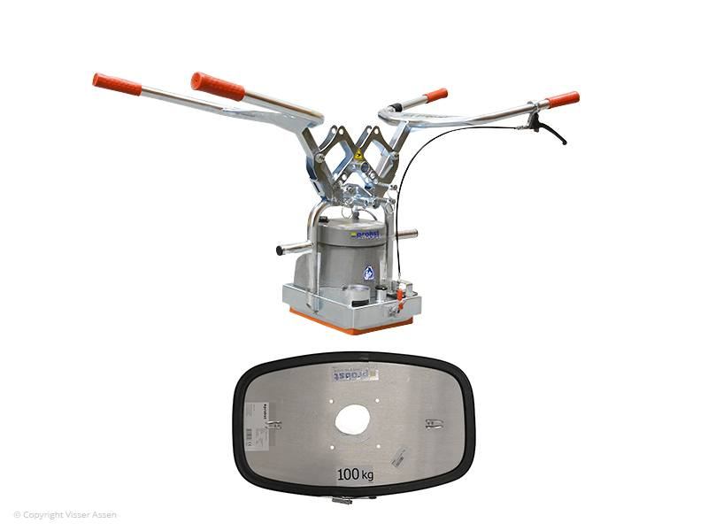 Tegeltiller Probst vacuüm Speedy snelwissel 50 + 100 kg