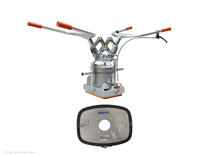 Tegeltiller Probst vacuüm Speedy snelwissel 50 + 80 kg