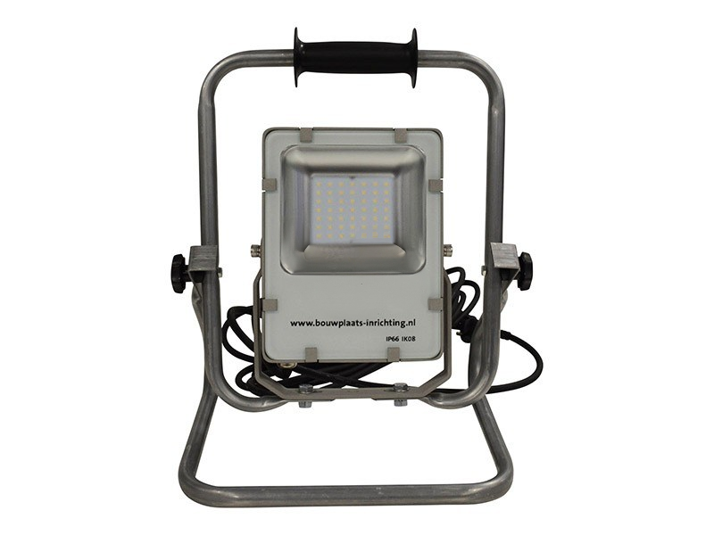 LED-bouwlamp 12 Watt SMD met grondstatief Prof