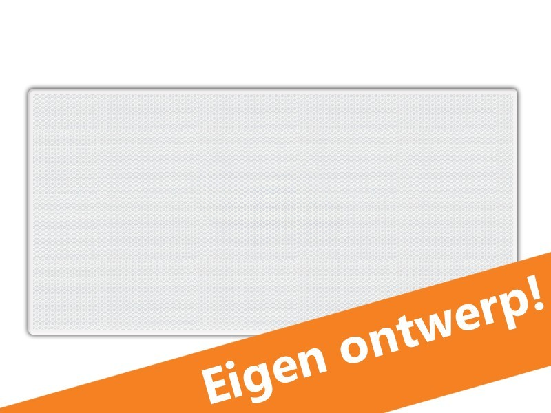 Tekstbord onderbord wit met eigen tekst