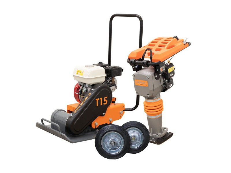 Trilplaat Samac T15 B + Trilstamper Samac S54