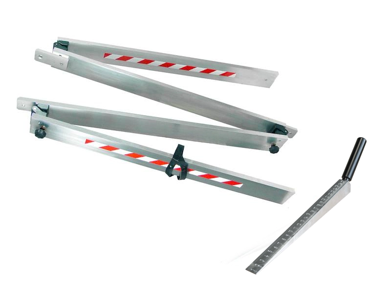 Afreilat inklapbaar aluminium 4 meter met meetwig