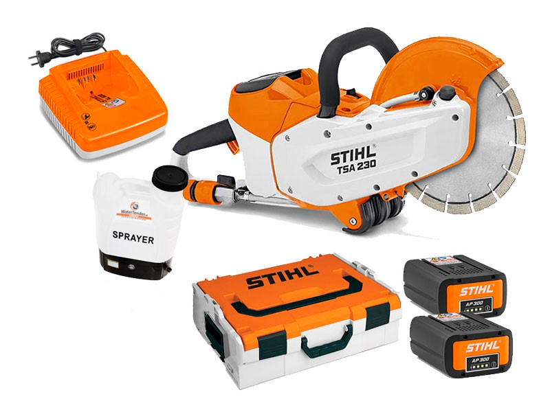 Bandenzaag Stihl TSA 230 + PowerBox Premium + WaterTender 16 liter