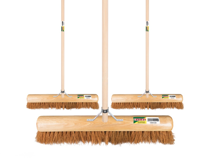 Bezem zaalveger kokos Solide 40 cm | 3 stuks