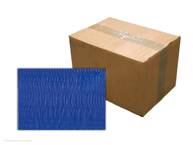 Bouwhekdoek blauw 1.76 x 3.41m | 20 stuks