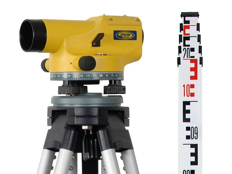 602382_Waterpasinstrument_Spectra_AL32A_met_statief_en_telebaak_5m_p1