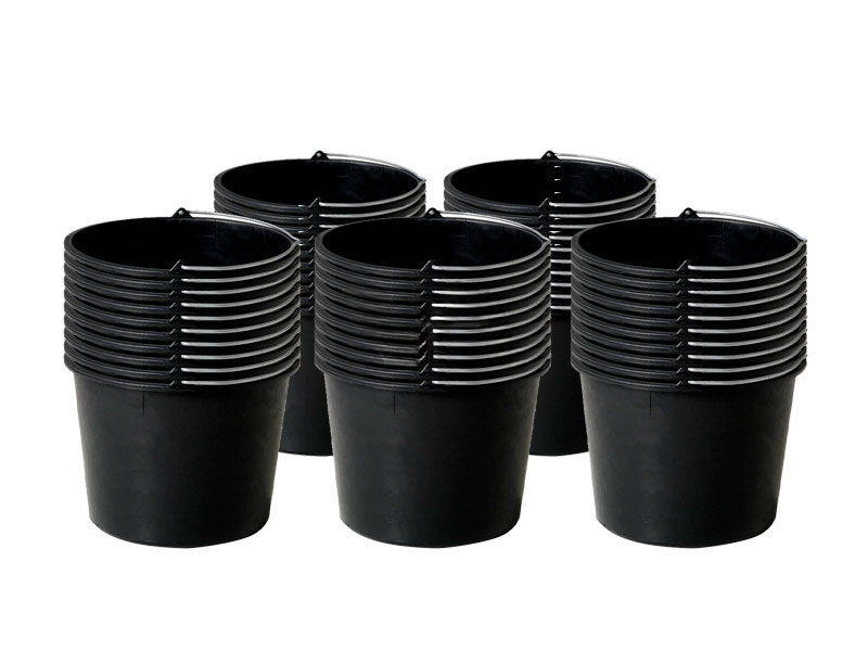 Bouwemmer standaard 12 liter Gripline | 50 stuks