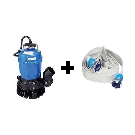 Tsurumi dompelpomp HS2-4S incl. 20m slang en storz