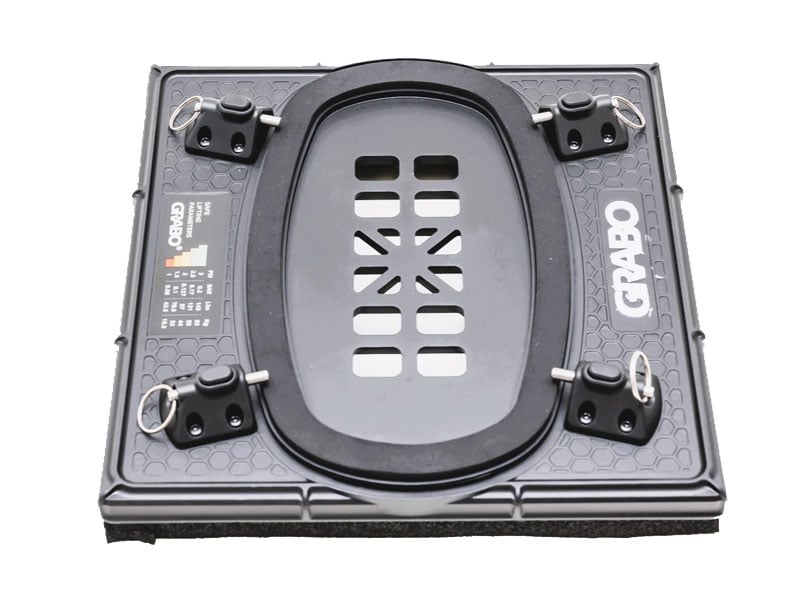 Nemo Grabo High Flow  400 x 400 mm zuigplaat